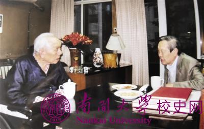 追寻科学巨匠脚步：南开情缘 世纪佳话